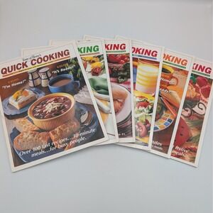 Taste of Home Quick Cooking 1998 Magazine Lot Premiere Year 6 Issues Vintage
